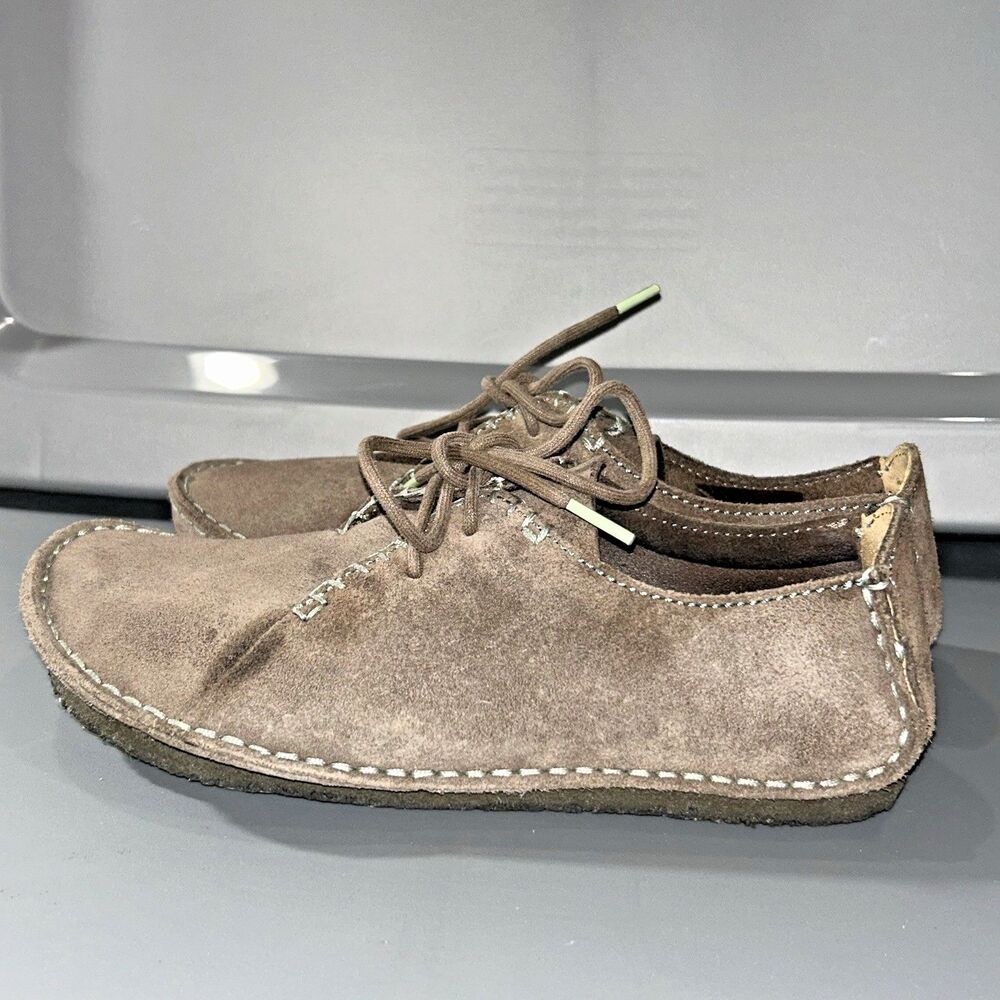 Clarks Originals Faraway Field Moccasins Crepe Gum Sole Women's Size 6.5 M Brown